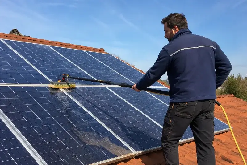 Nettoyage et entretien de panneaux solaires à Coulaures