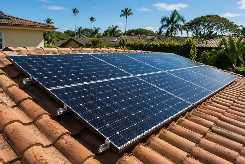 Installation de panneaux solaires à Coulaures